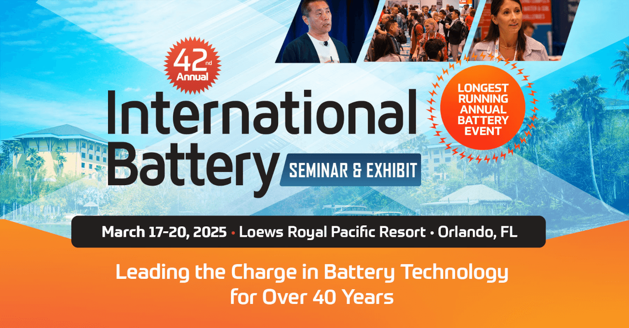 CAEN ELS @ International Battery Seminar & Exhibit in Orlando